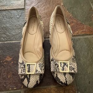 Cole Haan Women's Snakeskin Wedge Heels